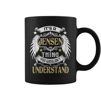 First Last Name Its Jensen Thing Coffee Mug - Seseable