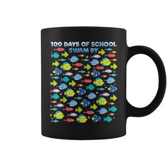 Fish 100 Days Of School Shirt Fisher Teacher Boy Girl Gift Coffee Mug | Mazezy