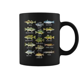Fish Species Biology Types Of Freshwater Fish Fishing V2 Coffee Mug - Seseable