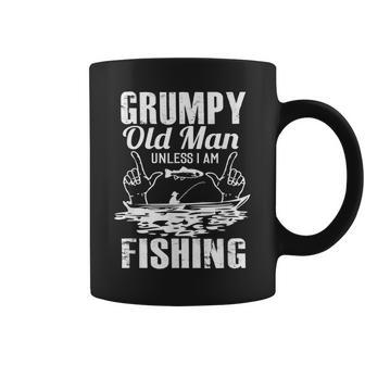 Fishing Grumpy Old Man Fishing Funny Gift Idea For Men Women Coffee Mug | Mazezy