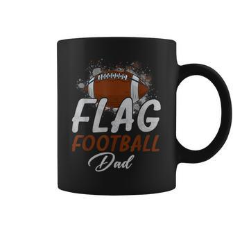 Flag Football Dad Proud Dad Of Ballers Fathers Day Coffee Mug - Seseable
