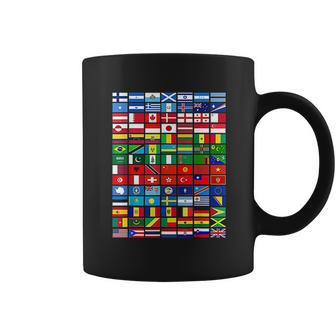 Flags Of The Countries Of The World International Gift Coffee Mug - Thegiftio UK