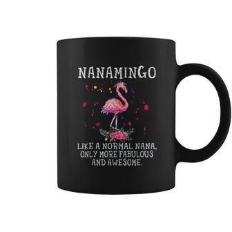 Flamingo Nanamingo Like A Normal Nana Gifts Funny Grandma Coffee Mug - Thegiftio UK