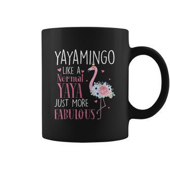 Flamingo Yayamingo Like A Normal Yaya Gifts Funny Grandma Coffee Mug - Thegiftio UK