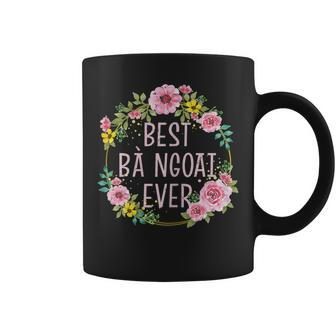 Floral Vietnamese Grandma | Best Ba Ngoai Ever Gift For Womens Coffee Mug | Mazezy