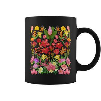 Flower Graphic For Women Botanical Floral Gardening Coffee Mug | Mazezy