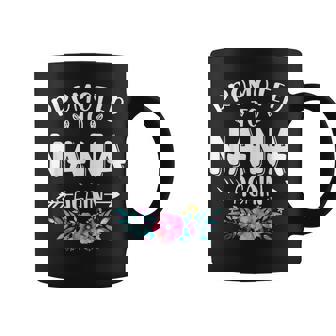 Flower Promoted To Nana Mothers Day First New Mom Grandma Coffee Mug - Thegiftio