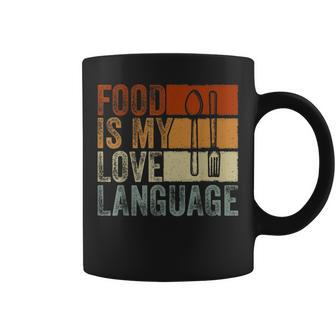 Food Is My Love Language Culinary Gourmet Executive Chef Coffee Mug | Mazezy