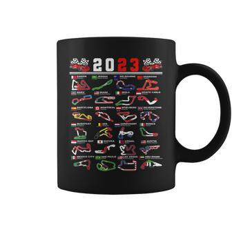 Formula Racing Open Wheel Race Car Fan 2023 World Circuits Coffee Mug - Thegiftio UK