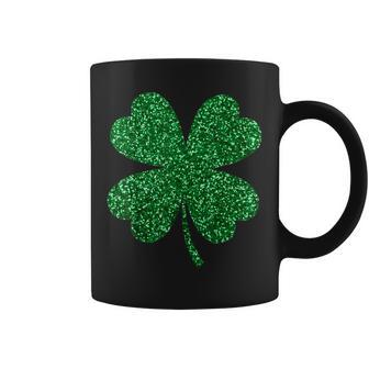 Four Leaf Clover Lucky Shamrock Saint Patricks Day Men Women Coffee Mug | Mazezy