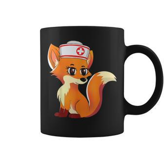Foxy Nurse Fox Appreciation International Nurse Day Coffee Mug - Seseable