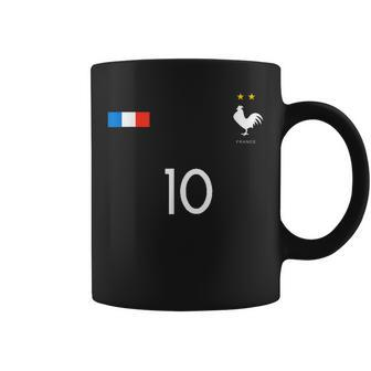 France Jersey 10 French Football Soccer Men Women Kids Coffee Mug - Seseable