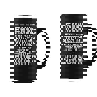 Freaking Awesome Like My Daughter Funny Fathers Mothers Day Coffee Mug | Mazezy