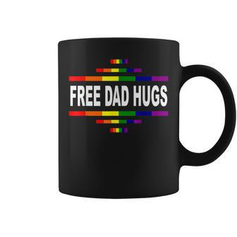 Free Dad Hugs Lgbt Rainbow Pride Fathers Day Gift Coffee Mug | Mazezy AU