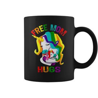Free Mom Hugs Lgbt Gay Pride V2 Coffee Mug - Seseable
