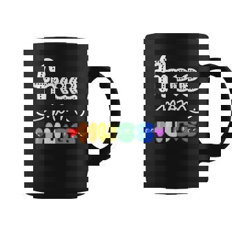 Free Mom Hugs Lgbtq Pride Rainbow Lesbian Gay Bi Trans Ally Coffee Mug - Thegiftio