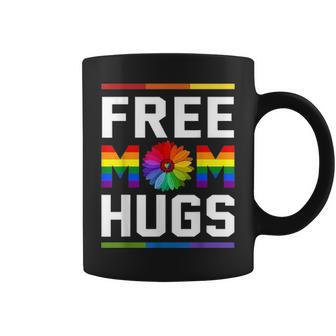 Free Mom Hugs Pride Month Lgbt Gifts Coffee Mug - Seseable