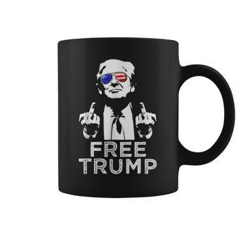 Free Trump Free Donald Trump 2024 Coffee Mug | Mazezy