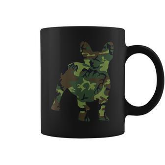 French Bulldog Camouflage Dog Camo Frenchie Owner Military Coffee Mug - Seseable