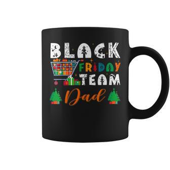 Friday Shopping Team Dad Family Christmas Black Xmas Pajama Coffee Mug | Mazezy