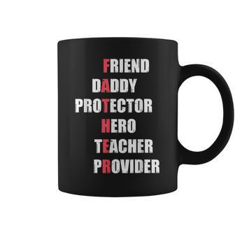 Friend Daddy Protector Hero Teacher Provider Fathers Day Coffee Mug - Thegiftio UK