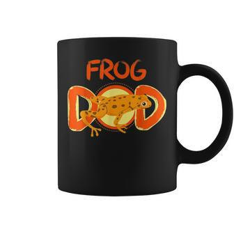 Frog Dad Outfit Costume Daddy Fathers Day Gift Toad Frog Coffee Mug - Seseable