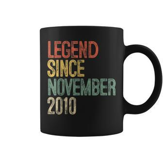 Fun Legend Since November 2010 9Th Birthday Gift 9 Year Old Coffee Mug | Mazezy