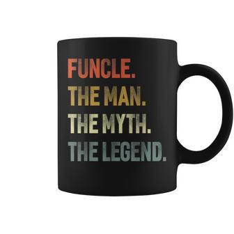 Funcle The Man The Myth The Legend Uncle Father Day Gift Coffee Mug | Mazezy