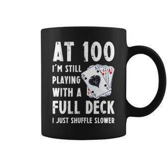 Funny 100Th Birthday Gift 100 Year Old Cards Coffee Mug - Seseable
