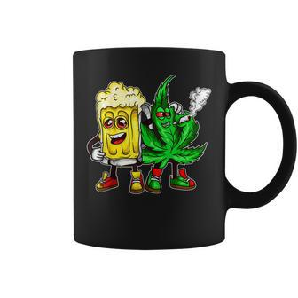 Funny 420 Pot Leaf Marijuana Bong Beer Drunk Weed Cannabis Coffee Mug | Mazezy