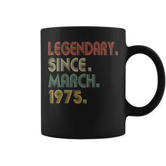 Funny 44 Years Old 44Th Birthday Gifts March 1975  Coffee Mug