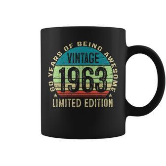 Funny 60 Years Old Vintage 1963 60Th Birthday Gift Men Women Coffee Mug - Seseable