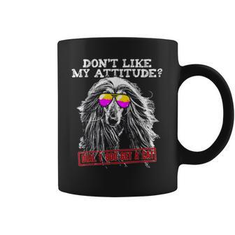 Funny Afghan Hound Attitude Coffee Mug | Mazezy
