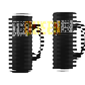 Funny African Queen Gift For Women Cool Kente Cloth Lover Coffee Mug | Mazezy