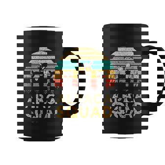 Funny Alpaca Squad Sunglasses Vintage Coffee Mug - Thegiftio