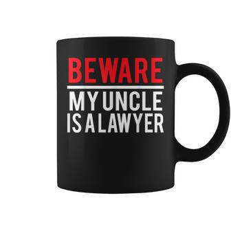 Funny Attorney Gift Beware My Brother Is A Lawyer Coffee Mug | Mazezy
