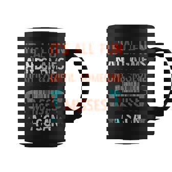 Funny Barcode Reader Postal Warehouse Associate Picker Coffee Mug | Mazezy