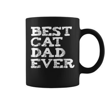 Funny Best Cat Dad Ever Cat Lovers Fathers Day Pets Gift For Mens Coffee Mug | Mazezy
