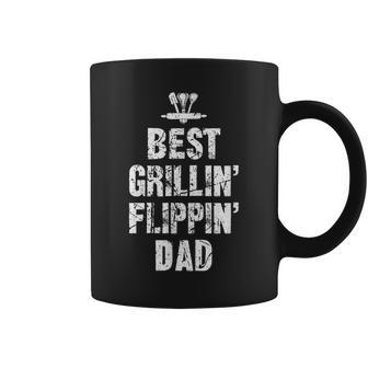 Funny Best Grilling Flipping Dad Bbq Meat Grill Vintage Coffee Mug | Mazezy