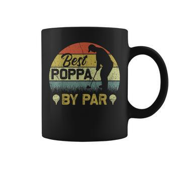 Funny Best Poppa By Par Fathers Day Golf Lover Golfer Gift For Mens Coffee Mug | Mazezy