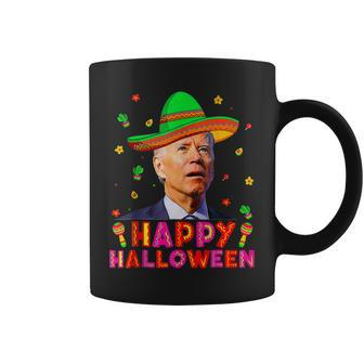 Funny Biden Sombrero Cinco De Mayo Happy Halloween Coffee Mug - Thegiftio UK