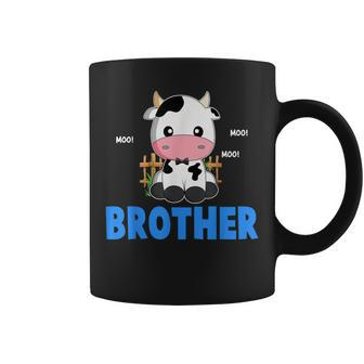 Funny Brother Cow Cute Cow Farmer Birthday Matching Family Coffee Mug - Seseable