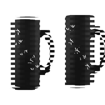 Funny Chicken Lovers Chicken Footprints Chicken Feet Chicken Coffee Mug | Mazezy