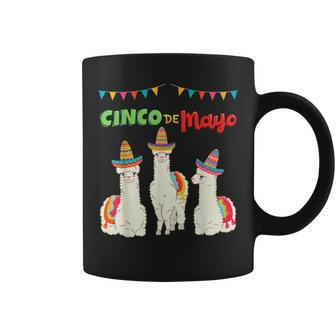 Funny Cinco De Mayo Llama Fiesta Mexican Culture Gifts Coffee Mug | Mazezy