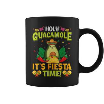 Funny Cinco De Mayo Party Mexican Taco Guacamole Fiesta Time Coffee Mug | Mazezy