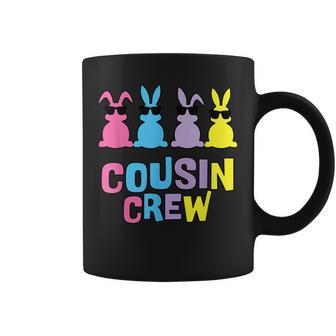 Funny Cousin Crew Bunnies Easter Matching Colorful Rabbits Coffee Mug | Mazezy