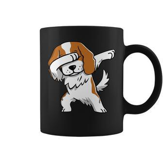 Funny Dabbing Cavalier King Charles Spaniel Dog Gift Coffee Mug - Seseable