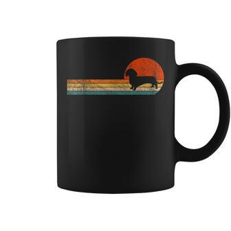 Funny Dachshund Dog Owner Wiener Retro Vintage Dog Dad Coffee Mug - Seseable