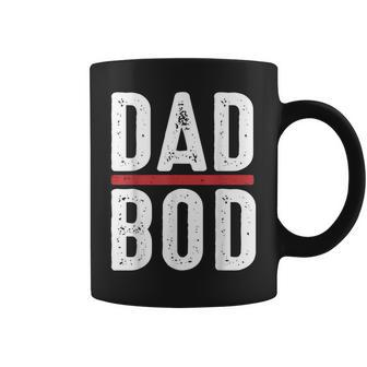 Funny Dad Bod Gym Workout Humor Best Father Gift Gift For Mens Coffee Mug | Mazezy
