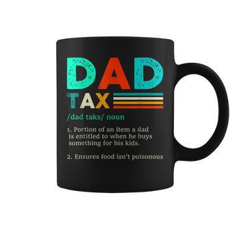 Funny Dad Tax Definition Retro Vintage Coffee Mug - Seseable